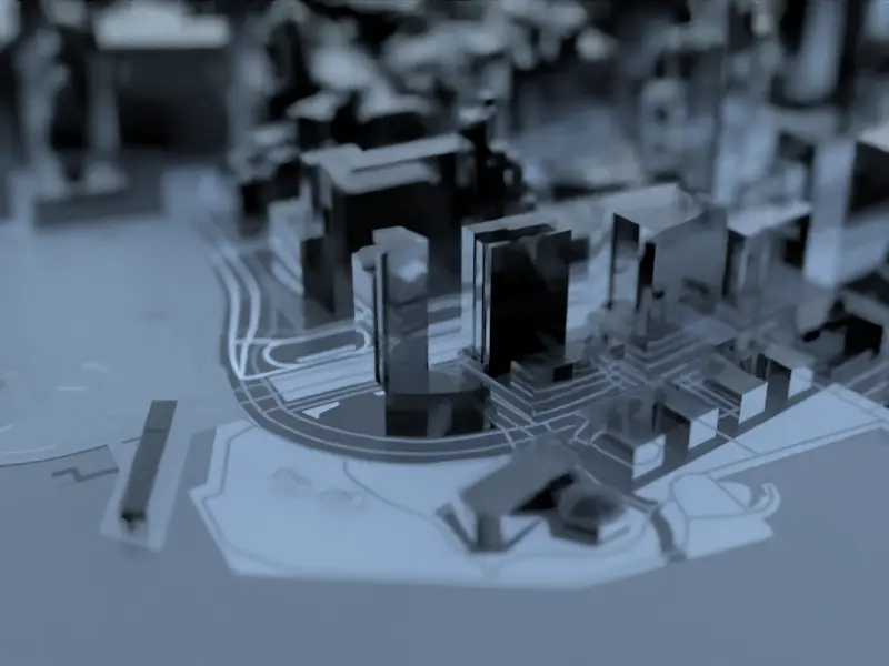 3d city model of new york exported from openstreetmap